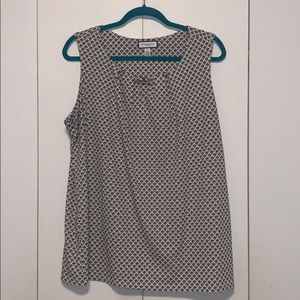 Charter club blouse with clasp detail